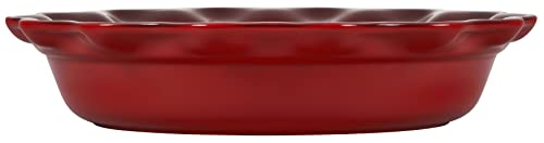 Le Creuset Stoneware 9" Heritage Pie Dish, Cerise G1916