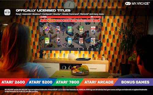 My Arcade Atari Game Station Pro Video Game Console with 200+ Games and Wireless Joysticks M42556