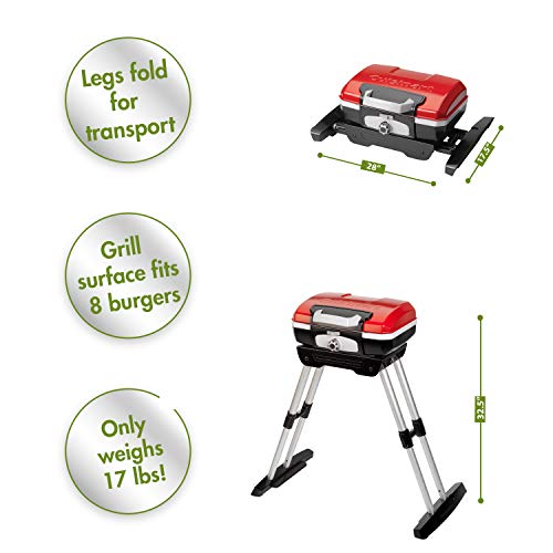 Cuisinart Portable Gas Grill with 150 sq. in. Cooking Surface and Tote Cover K385261