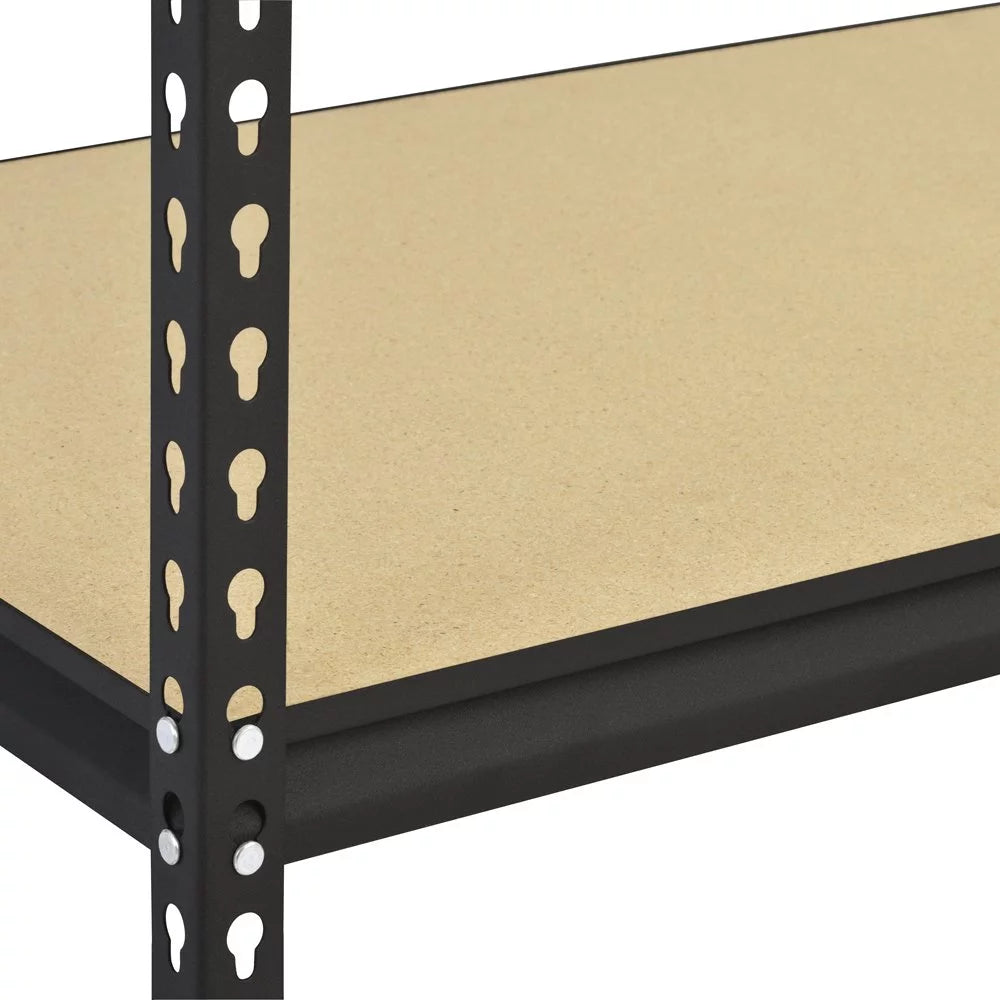 Muscle Rack 48"W x 18"D x 72"H 5-Tier Steel Shelving, Black M982159
