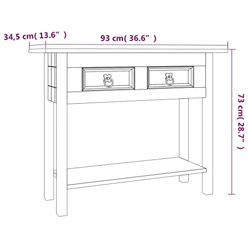 Transformer Table Extendable Dining Room Table Mexican Pine Corona Range V65405