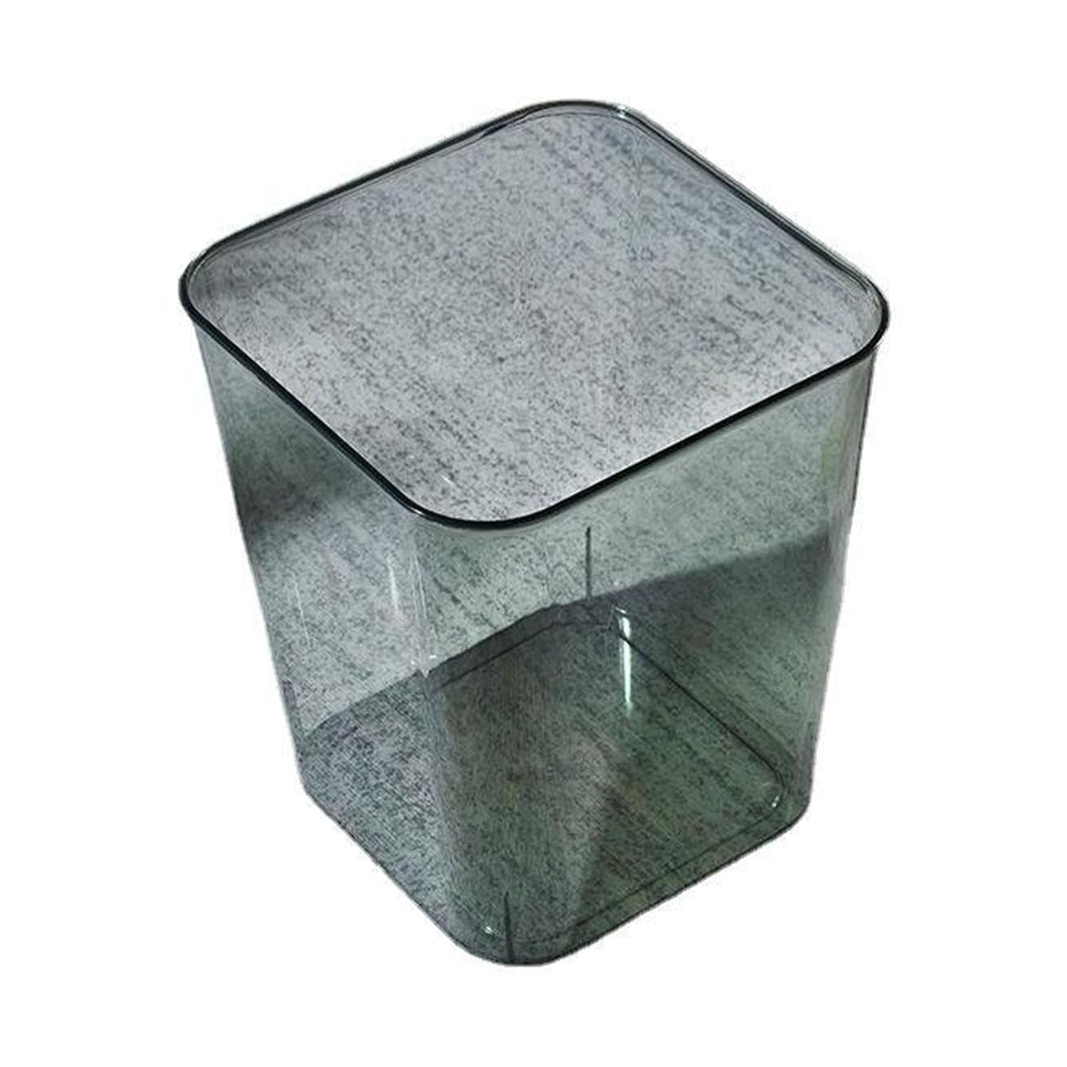 Acrylic Trash Can, Transparent Large Capacity Wastebasket Trash Bin Garbage Container Slim Trash Can for Bathroom, Kitchen, Dorm, Home, Office