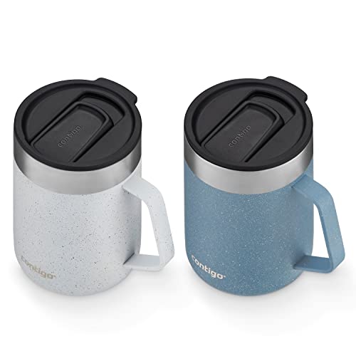 Contigo Stainless Steel Vacuum-Insulated Mug 14oz with Handle and Splash-Proof Lid D999989