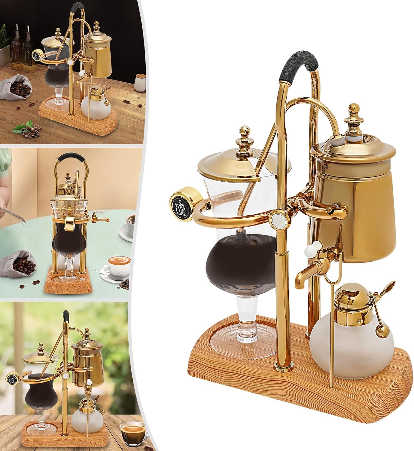 Belgian Royal Family Balance Syphon Coffee Maker Vacuum Brewer 400ml I573