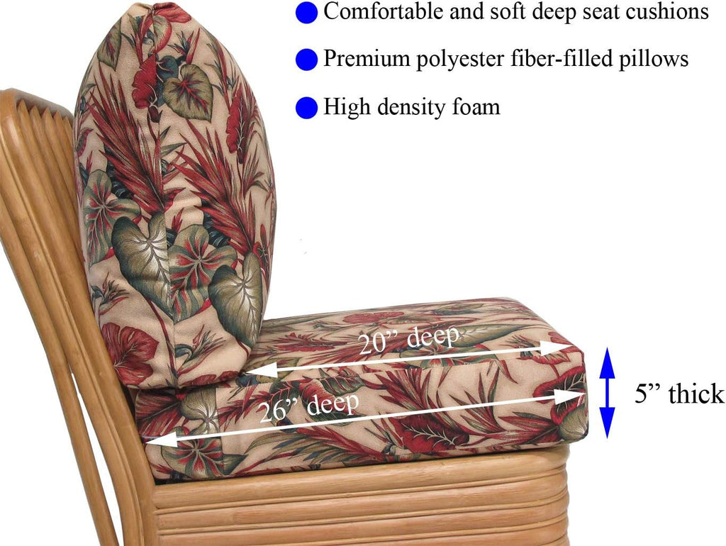 Rattan Loveseat (#1791H-RN) H449081
