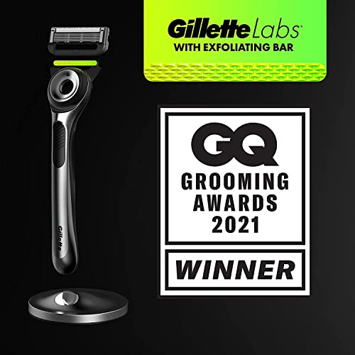 Gillette Labs Men’s Razor Blade Refills with Exfoliating Bar, 10 Cartridges L930