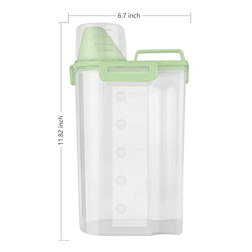 Rice Airtight Dry Food Storage Container with Pourable Spout and Measuring Cup S535730
