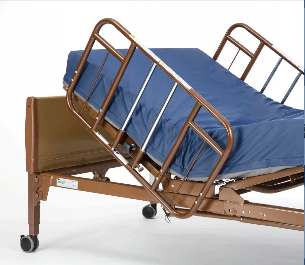 Invacare Clamp-On Half-Length Bed Rails for Homecare Beds, 1 Pair Y9902