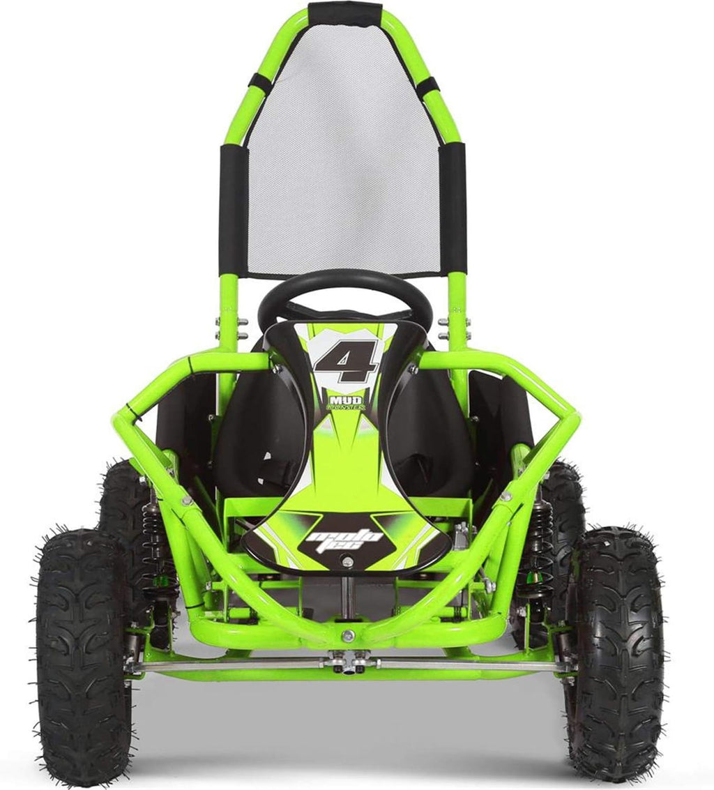 MotoTec Mud Monster 98cc Go Kart Full Suspension Green Y44271