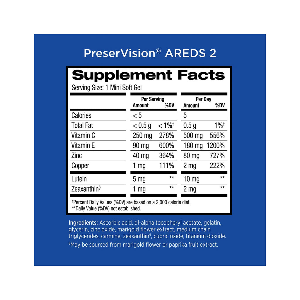 PreserVision® AREDS 2 Formula Multivitamin Eye Supplement, 10 Pack R554802