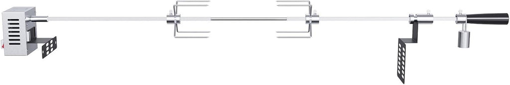 Stainless Steel Grill Rotisserie Kit with Motor for BBQ N10422