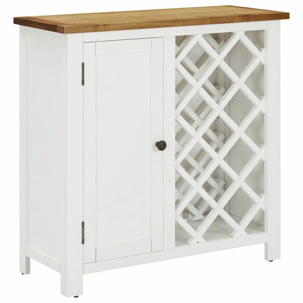 Cabinet 31.5"x12.6"x31.5" Solid Oak Wood