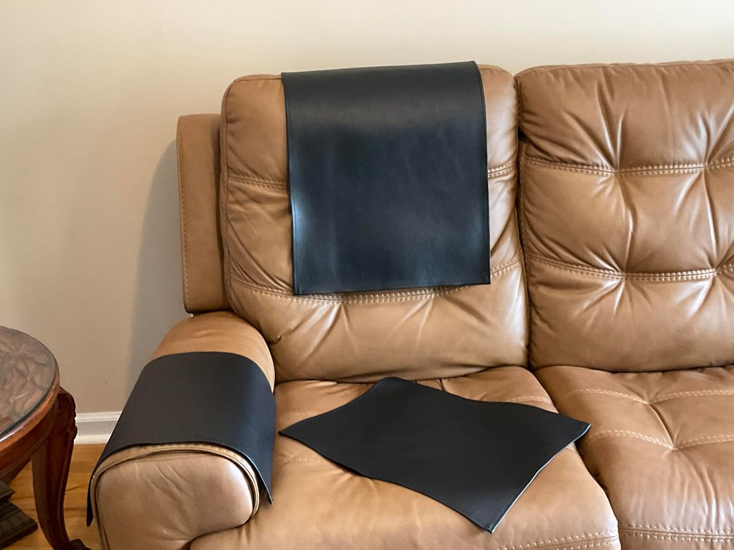 3PC Headrest and Armrest Covers for Furniture Recliner Sofas R417