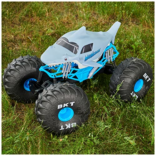 Monster Jam Official Mega Megalodon All-Terrain Remote Control Monster Truck, 1:6 Scale, Kids Toys Ages 4-6+ Y126990
