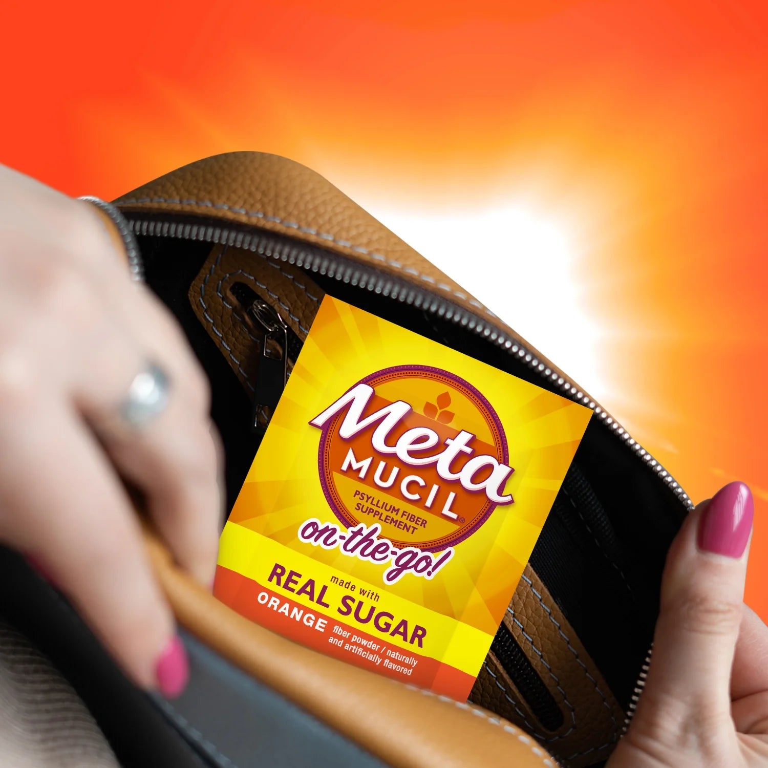 Metamucil On-the-Go 4-in-1 Fiber, 30 Packets V458