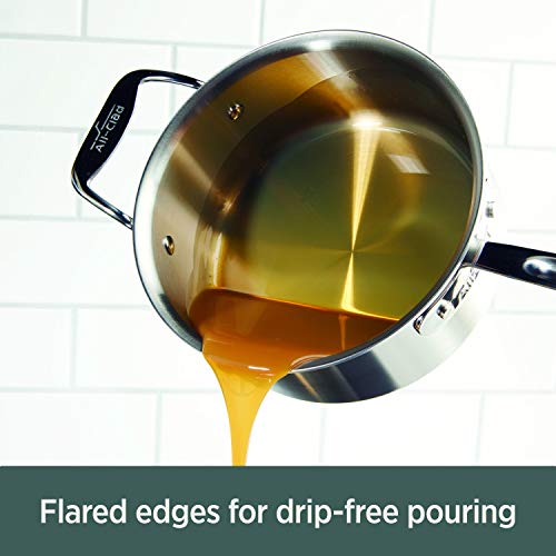 All-Clad D5 5-Ply Stainless Steel Sauce Pan 3 Quart F1637