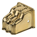 Small Stamped Brass Furniture Leg Claw Feet | Toe Cap to Protect Feet of Table, Dresser, Sofa | Antique Furniture Reproduction Hardware | UA-375-TCPB (1)