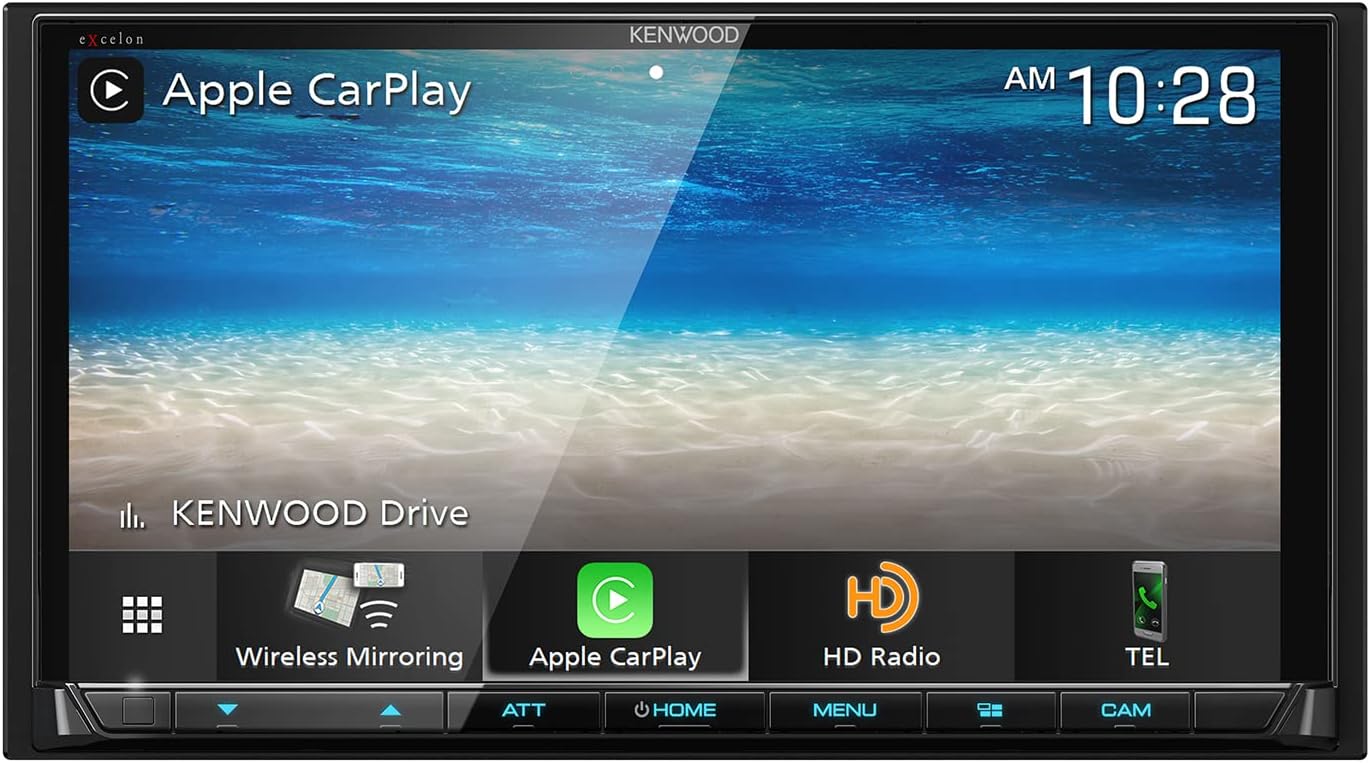 KENWOOD eXcelon DMX907S 6.95" Digital Multimedia Bluetooth Car Stereo C2507