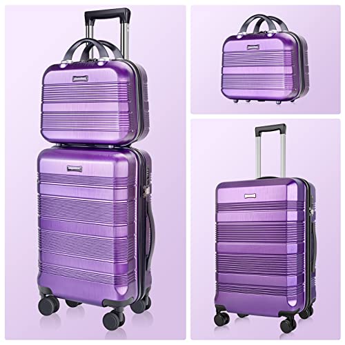 28" Expandable Luggage with TSA Lock, Hard Shell Suitcase, Black X840419