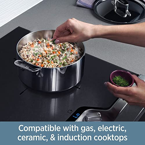 All-Clad D3 3-Ply Stainless Steel Dutch Oven 5.5 Quart V772