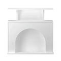 Fireplace Mantel Surround Indoor Fireplace Mantel Freestanding Entertainment Center Electric Fireplace Stove Mantel Trim Surround - Fireplace Stove Mantel Surround for Living Room Fireplace Mantel ( S