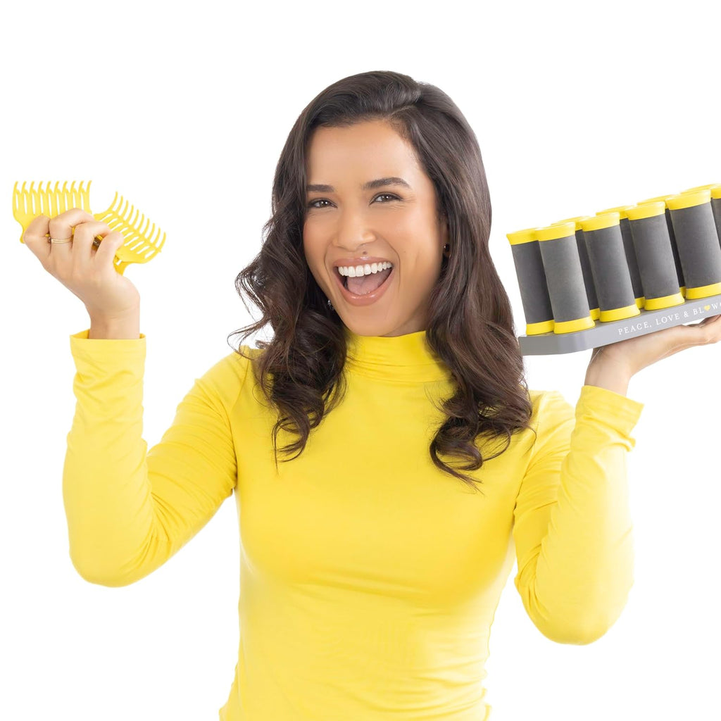 Drybar The Roller Club Curling Hot Rollers, 10 Rollers with Heat-Resistant Bag L416