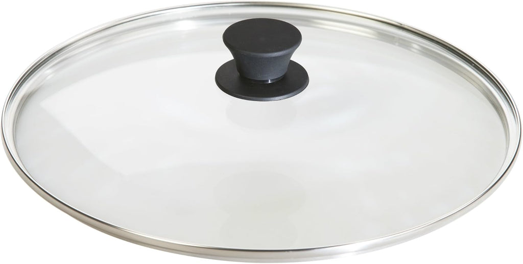 Lodge Seasoned Cast Iron Skillet with Tempered Glass Lid 12 Inch E4271