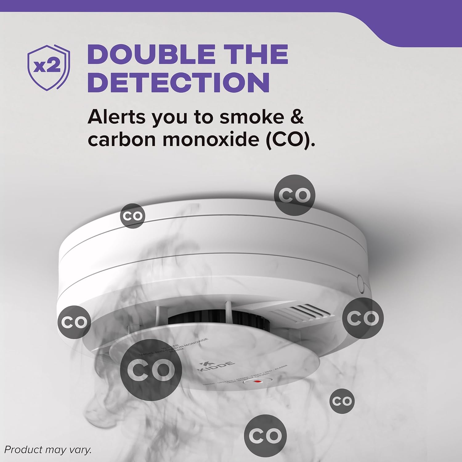 Kidde Smoke & Carbon Monoxide Detector, 10-Year Battery E950