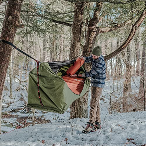 Haven Tents Lay Flat Hammock Tent with Mosquito Net, Insulated Pad and Rainfly M380