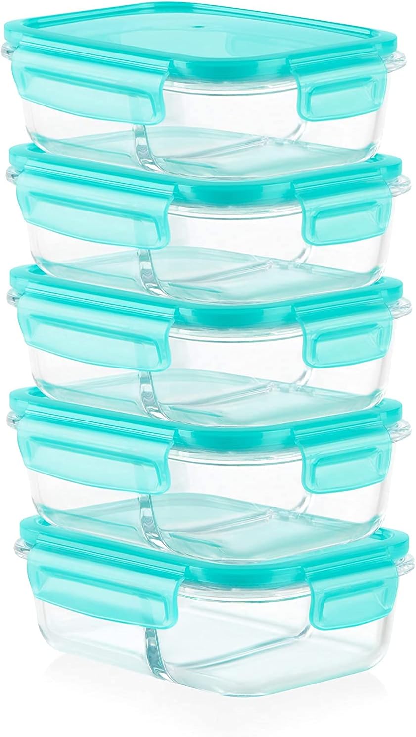 Pyrex Mealbox 10-Pc Bento Box Set, Divided Glass Food Storage Containers K741